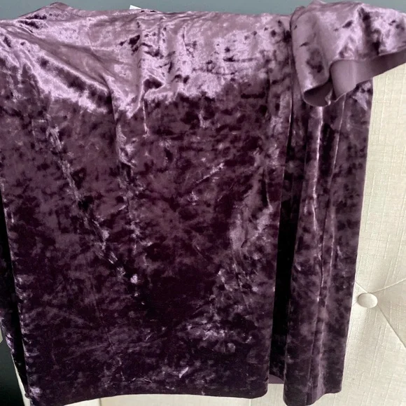 ❌SOLD❌ JACQUELINE de YONG Crushed Velvet Crop - Picture 4 of 11